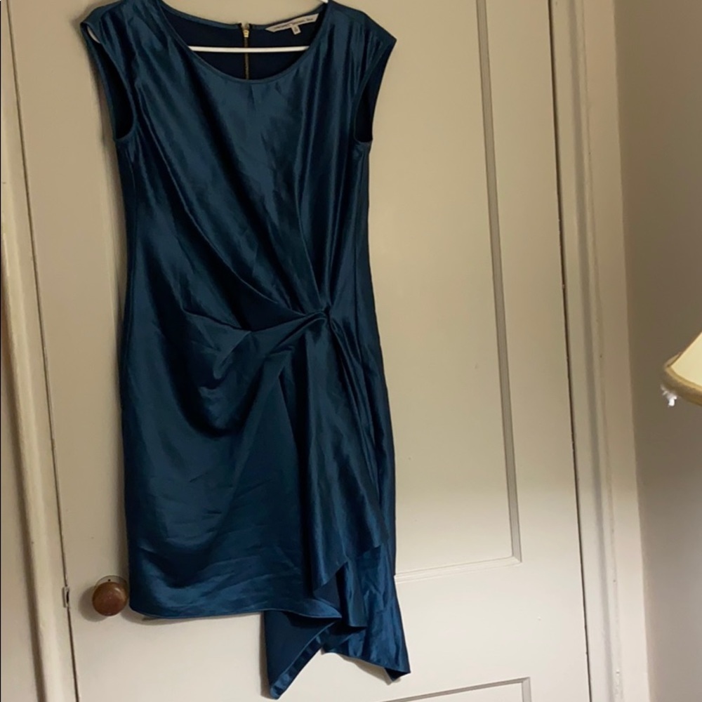Rachel Roy Shiny Blue Dress